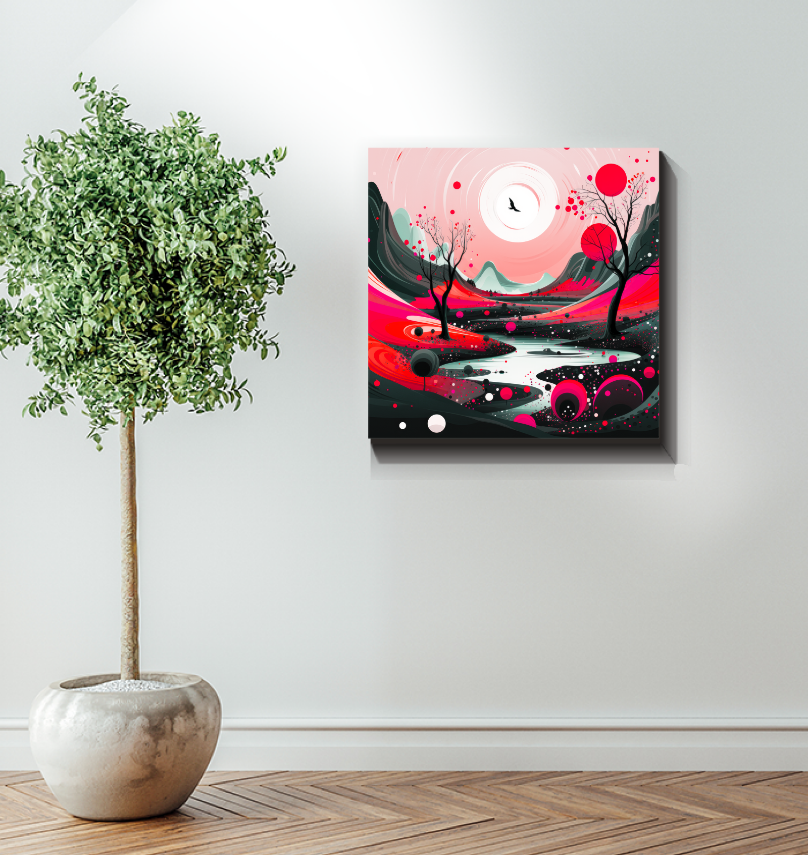 Mystical Meadows: Landscape Canvas Art