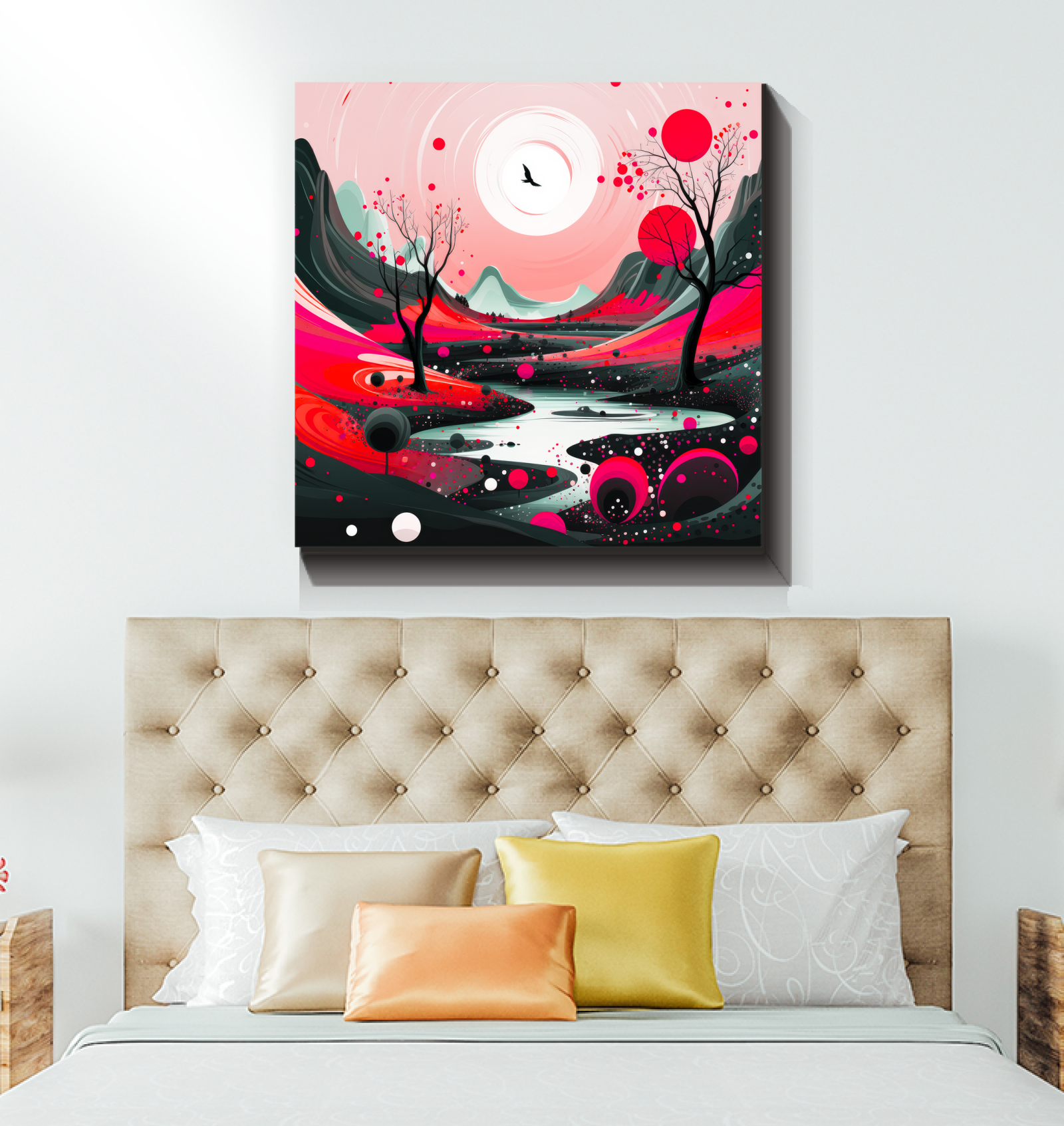 Mystical Meadows: Landscape Canvas Art