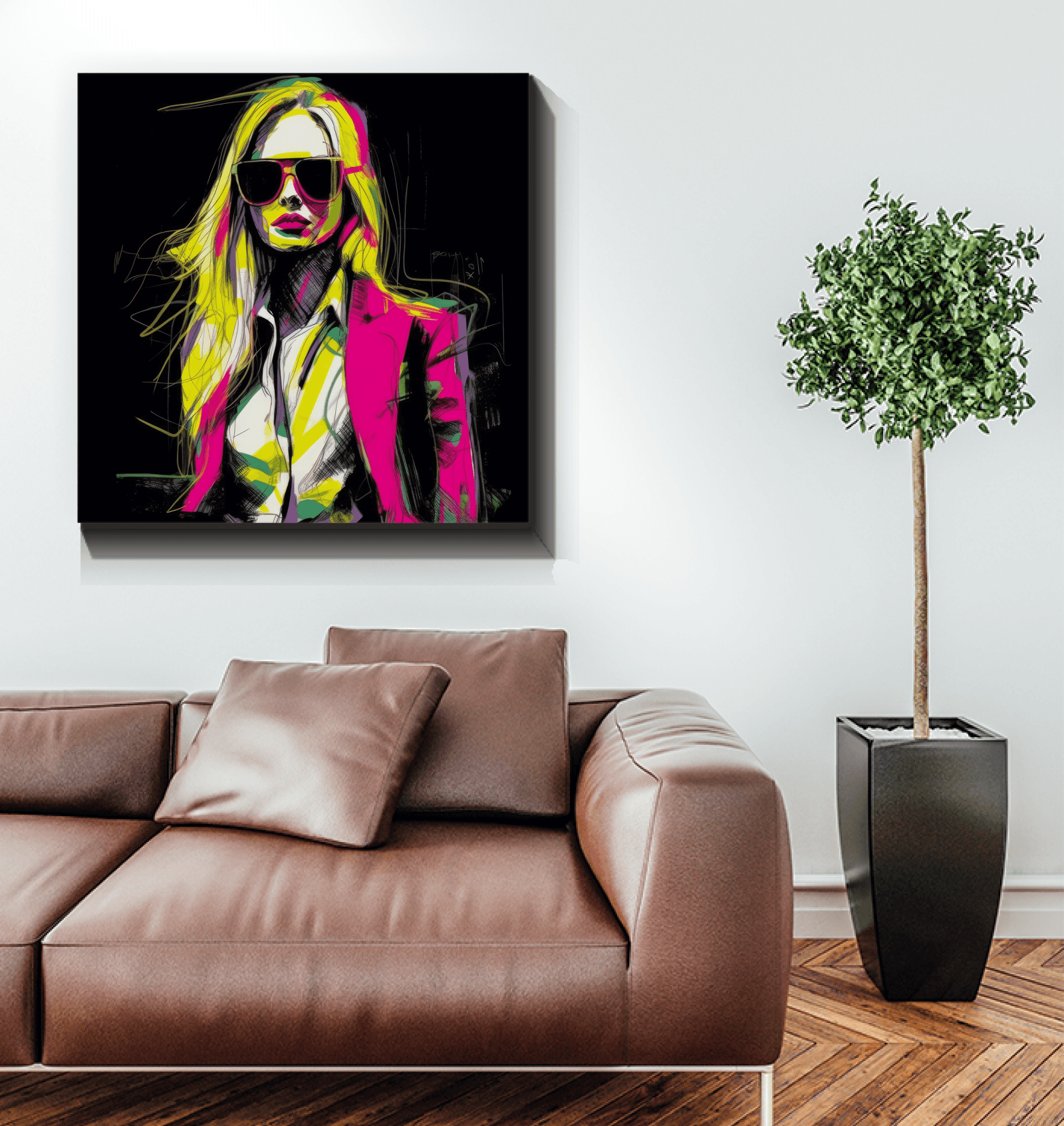 Glamour in Style Canvas Art - Beyond T-shirts