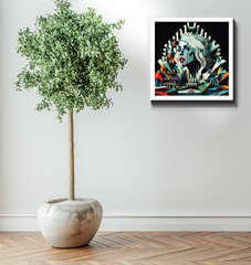 Classic punk band art on canvas