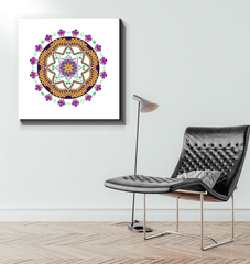 Mandala Reflection Metal Mirror - Beyond T-shirts