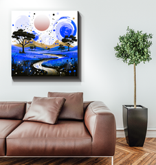 Captivating Canyon Desert Landscape Canvas