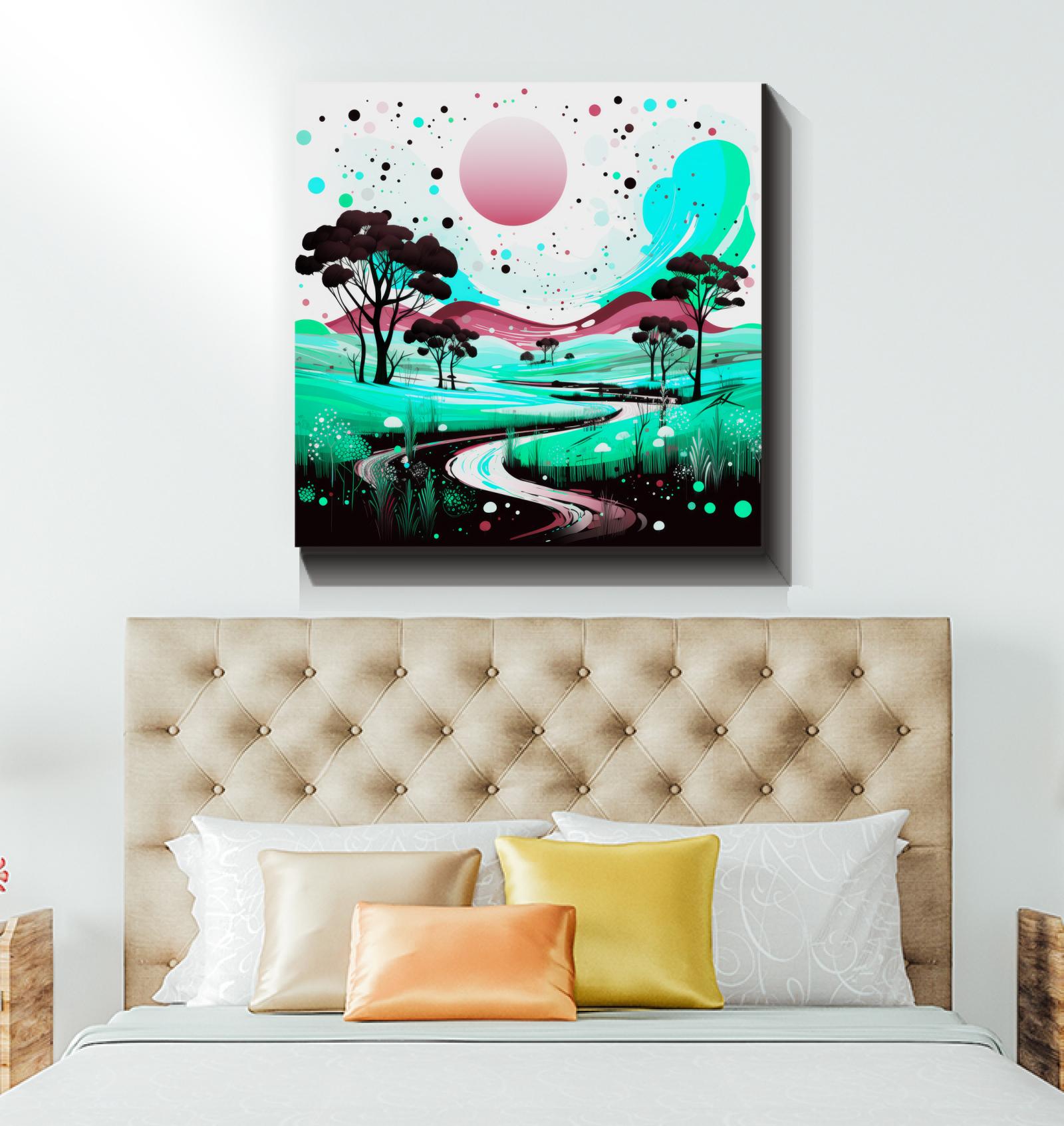 Breathtaking Biome Jungle Landscape Canvas