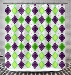 Platinum Diamond Mirage Shower Curtain