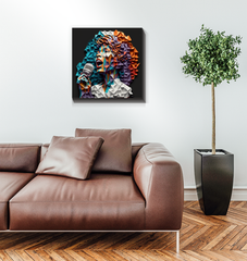 Acoustic Aura Wrapped Canvas