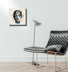 Elegance in Abstraction: Women's Canvas Art - Beyond T-shirts