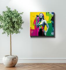 Whispers of Nature Minimalist Abstract Wrapped Canvas