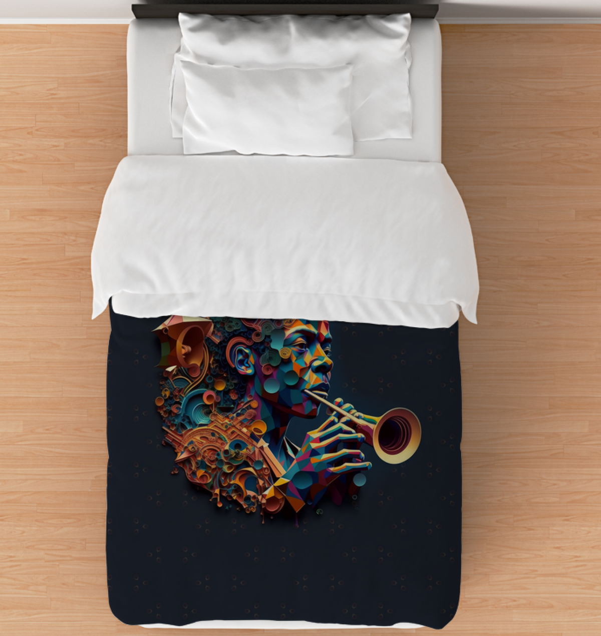 Jazz Impressions Duvet Cover