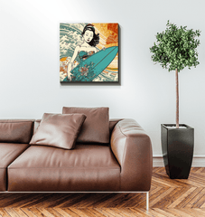 Surfing 1 39 Wrapped Canvas - Beyond T-shirts