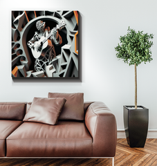 Tribal Tunes Wrapped Canvas