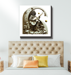 Rhythmic Resonance Wrapped Canvas