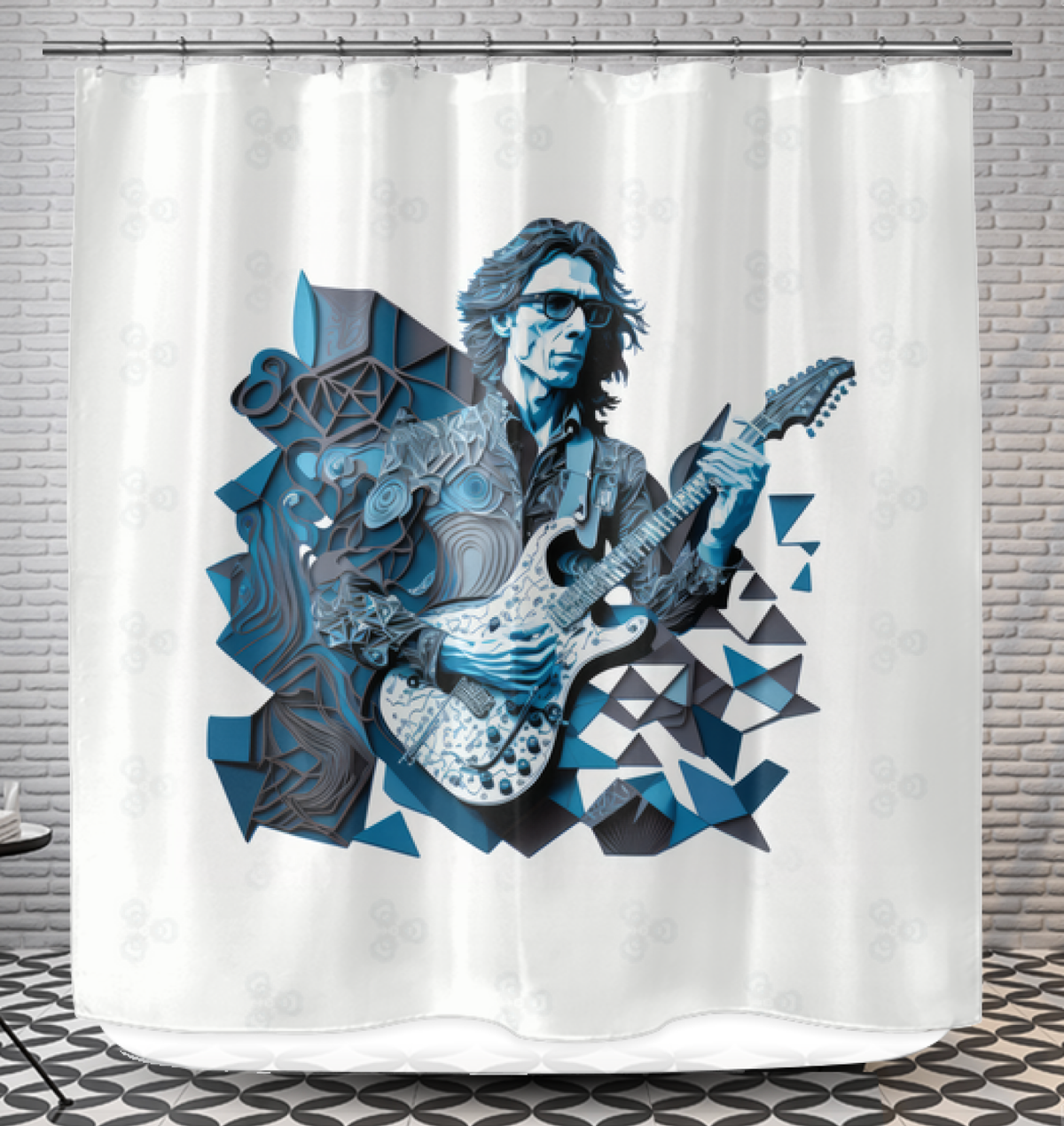 Iconic Beats Shower Curtain