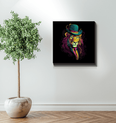 Regal Stare Canvas Art - Beyond T-shirts