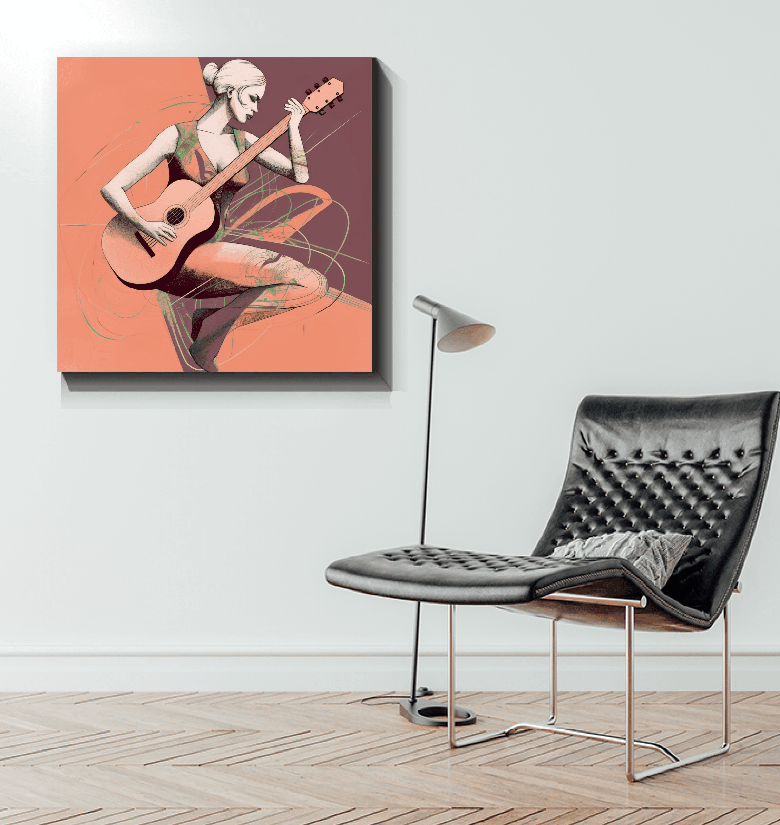 Glamorous Runway Serenity Wrapped Canvas - Beyond T-shirts