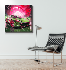 Vintage Sedan Wrapped Canvas