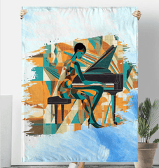 Jazzed Up Elegance Music Blanket - Beyond T-shirts