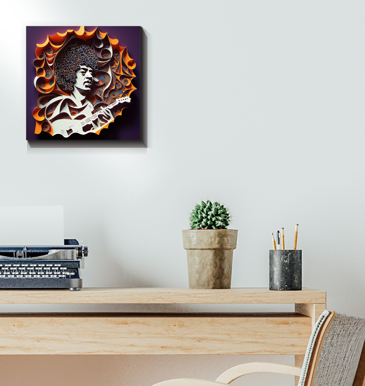 Pop Icon Spotlight Wrapped Canvas