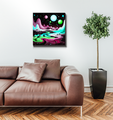 Radiant Redwoods Forest Landscape Canvas