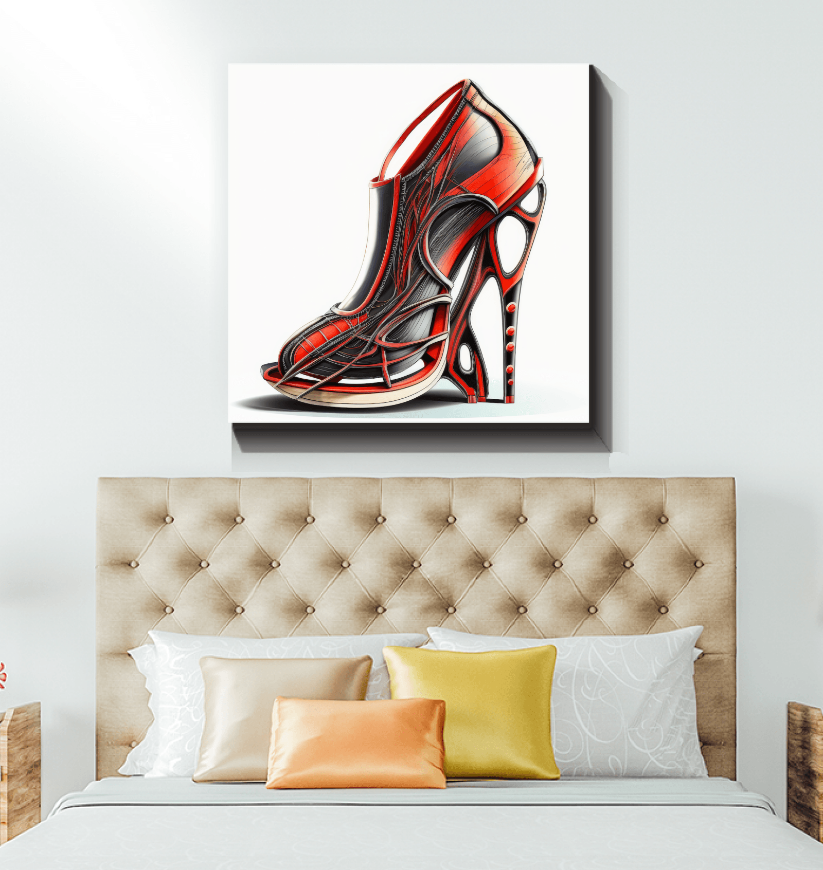 Canvas Couture: Futuristic Shoe Extravaganza - Beyond T-shirts