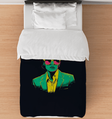 Chic Canvas Dreams Fashion Art Duvet Cover | Shop Now