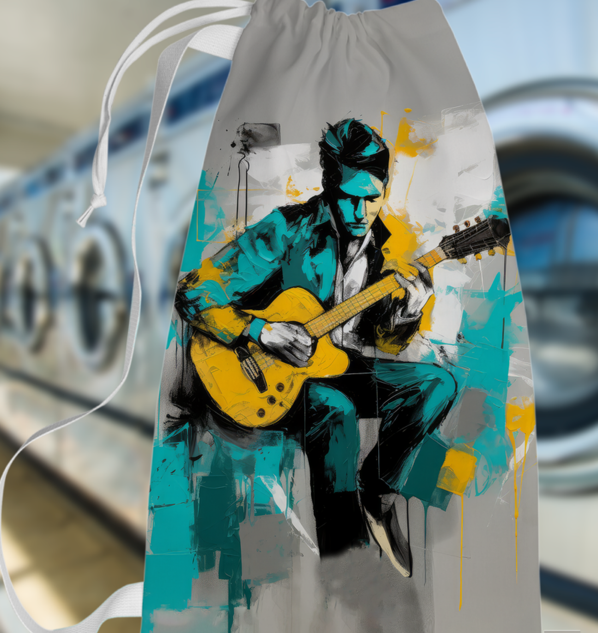 Modern Mosaic Laundry Bag