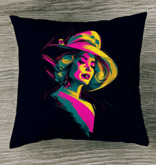 Retro Glamour Outdoor Pillow - Beyond T-shirts