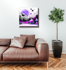 Captivating Caverns Cave Landscape Canvas