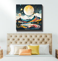 Majestic Moors Highland Landscape Canvas