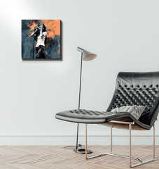 Abstract Tranquility Minimalist Abstract Wrapped Canvas