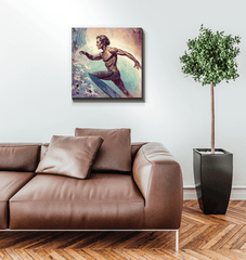 Tidal Flow Wrapped Canvas - Beyond T-shirts