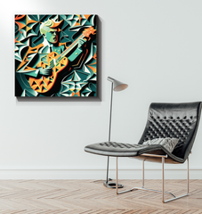 Melodious Muse Wrapped Canvas