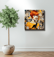 Serenade In Sound Wrapped Canvas Melodic Euphoria - Beyond T-shirts