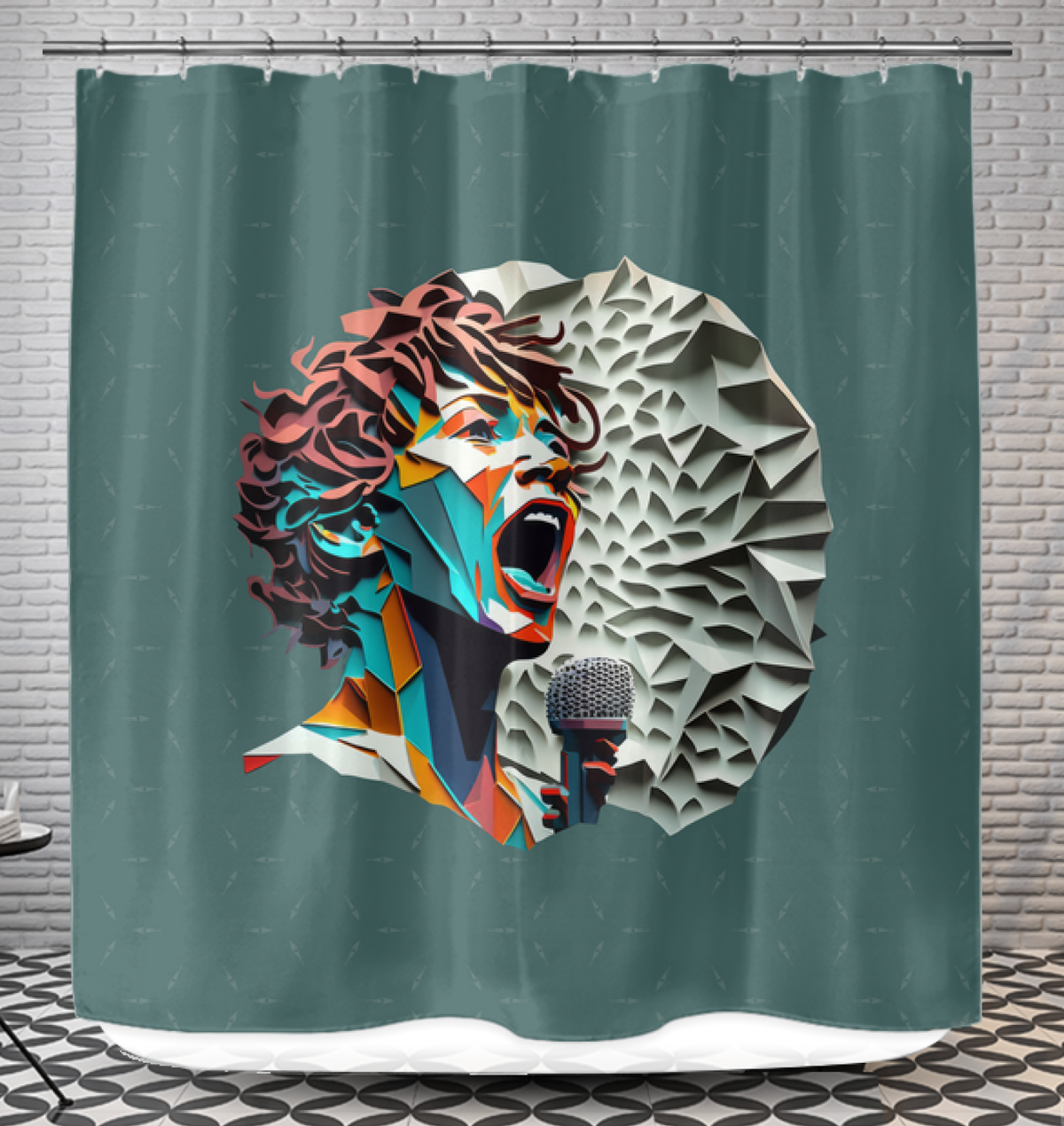 Punk Passion Shower Curtain