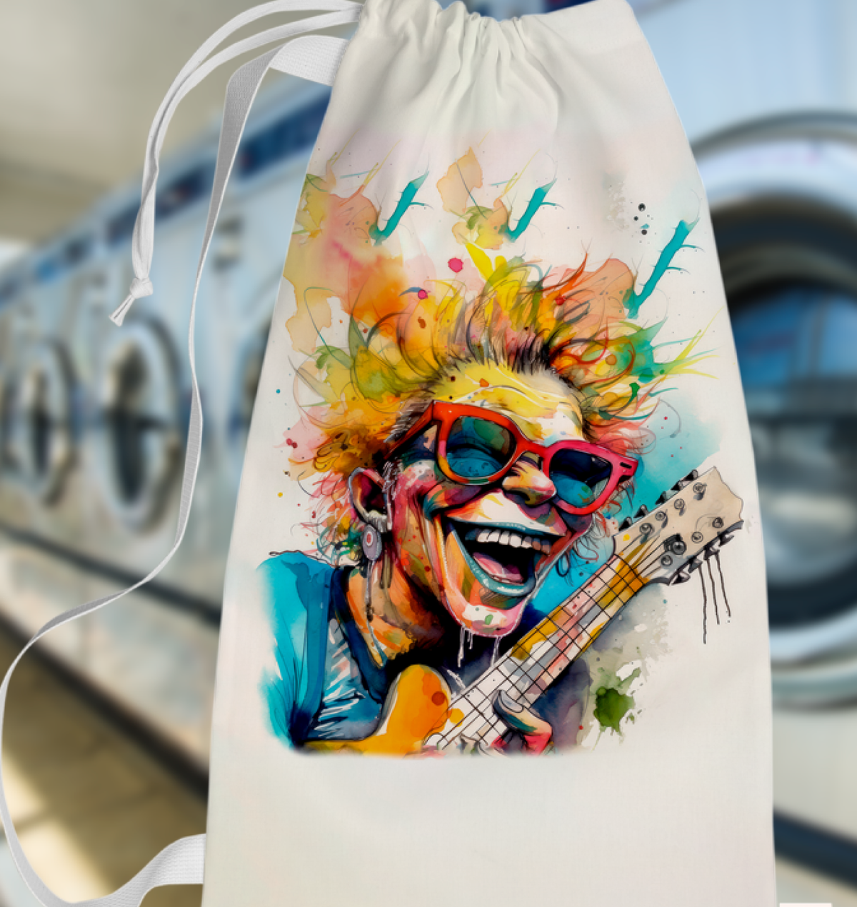 DJ's Dynamic Doodles Laundry Bag