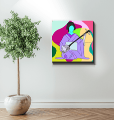 Geisha1 Wrapped Canvas - Beyond T-shirts