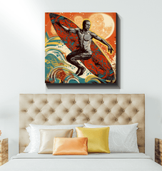 Surfing Dreams Canvas Art - Beyond T-shirts