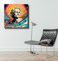 Luminous Surf Canvas Print - Beyond T-shirts