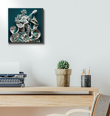 Salsa Sunset Wrapped Canvas