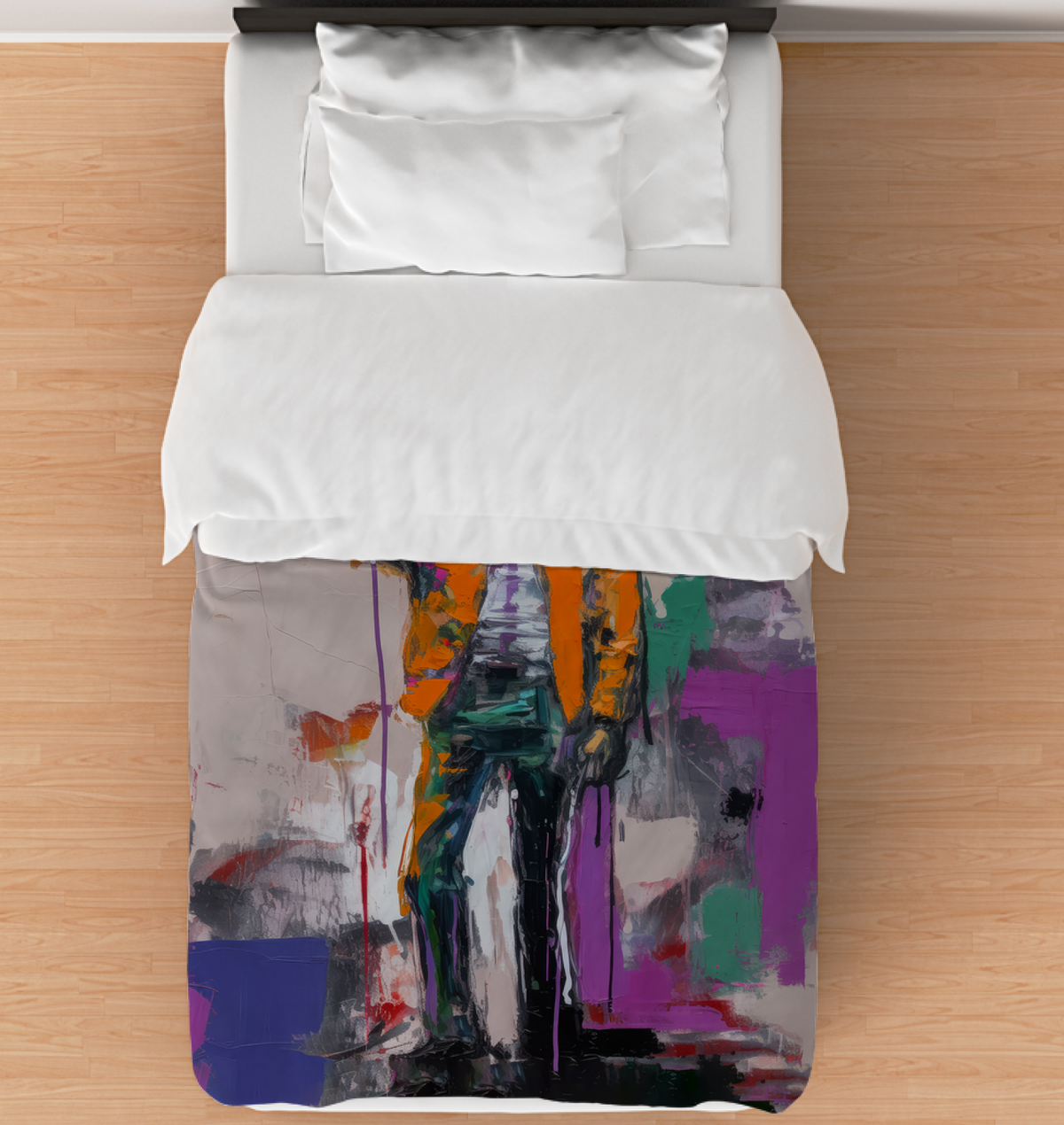 Minimal Abstract Serenity Duvet Cover