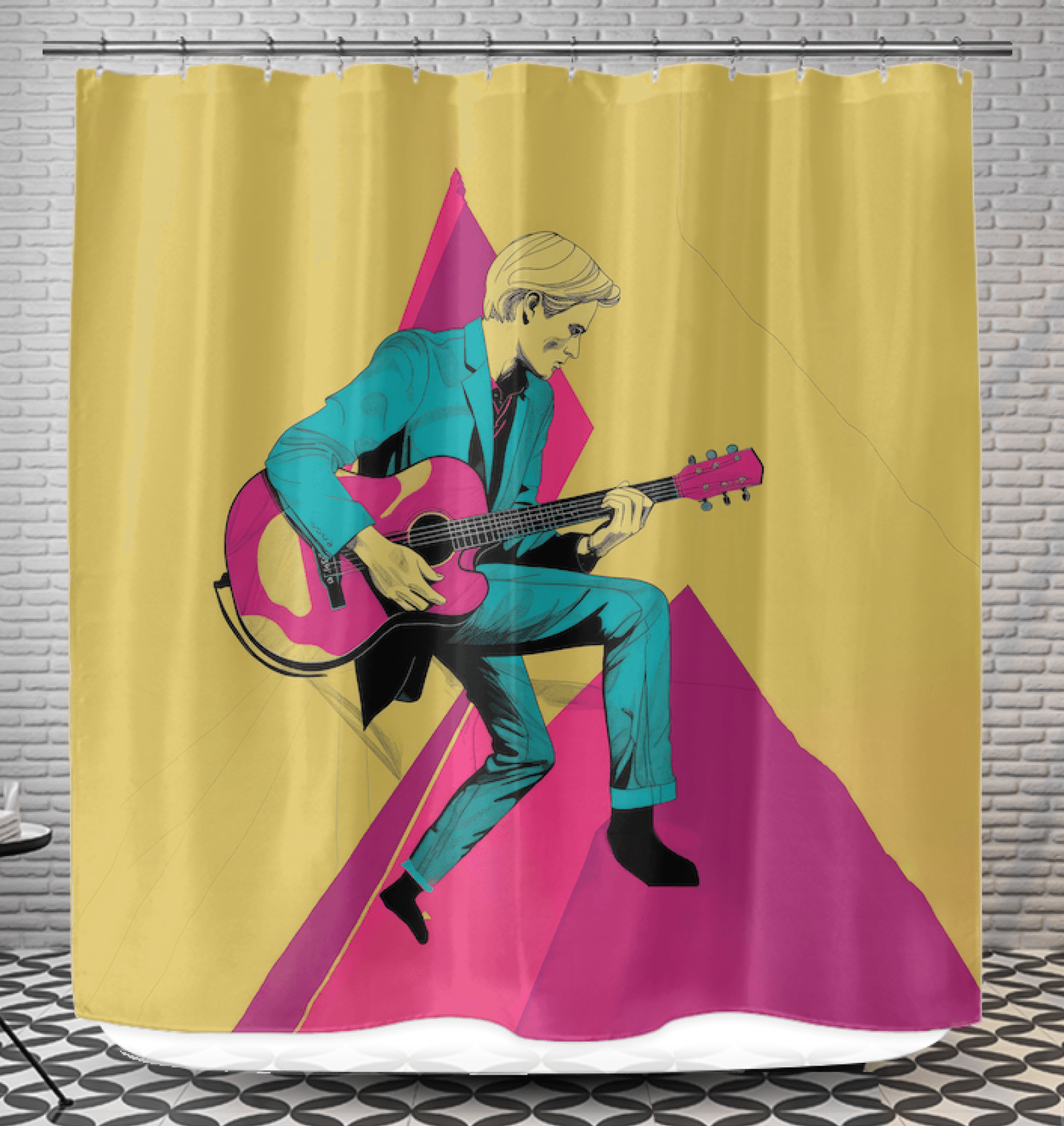 Runway Reverie Fashion Shower Curtain - Beyond T-shirts