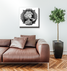 Vinyl Vintage Vibe Wrapped Canvas