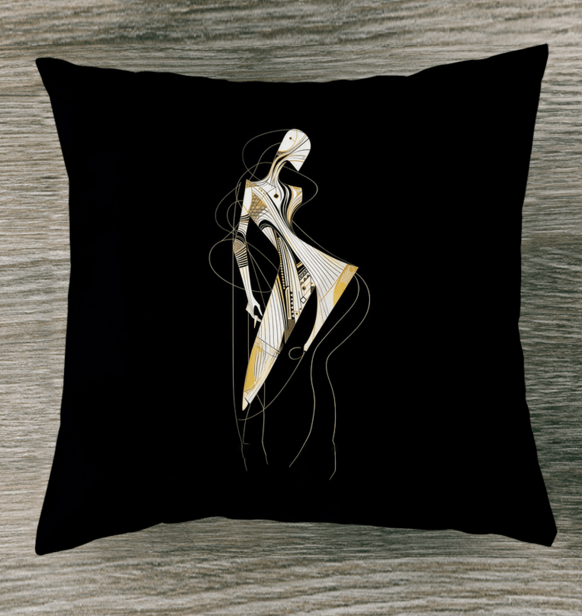 Artistic Brushstroke Pillow - Beyond T-shirts