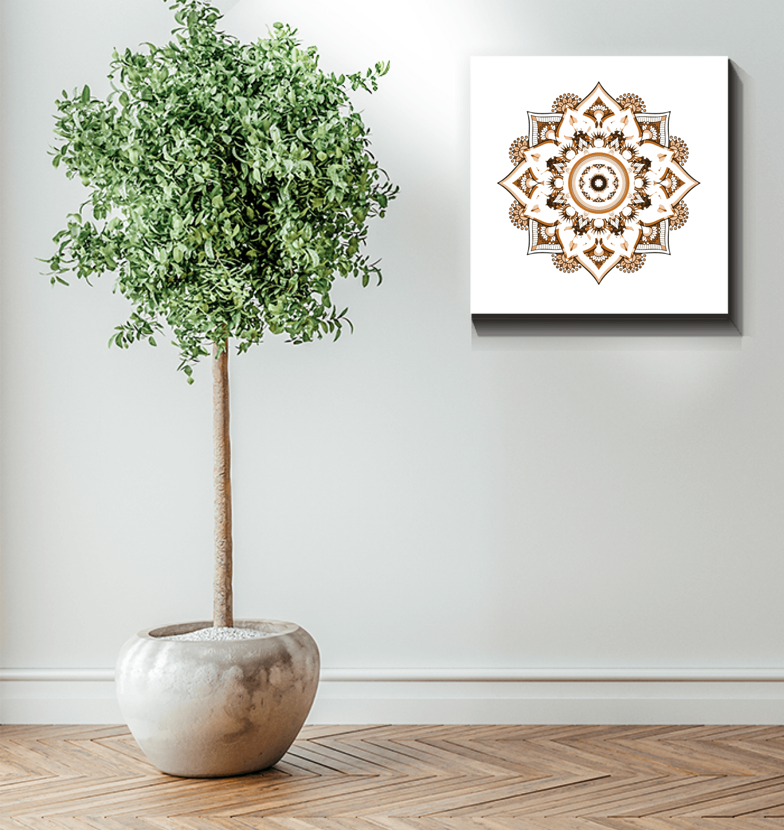 Mandala Wisdom Metal Wall Clock - Beyond T-shirts