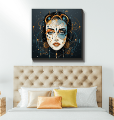 Abstract Elegance: Women's Canvas Art - Beyond T-shirts