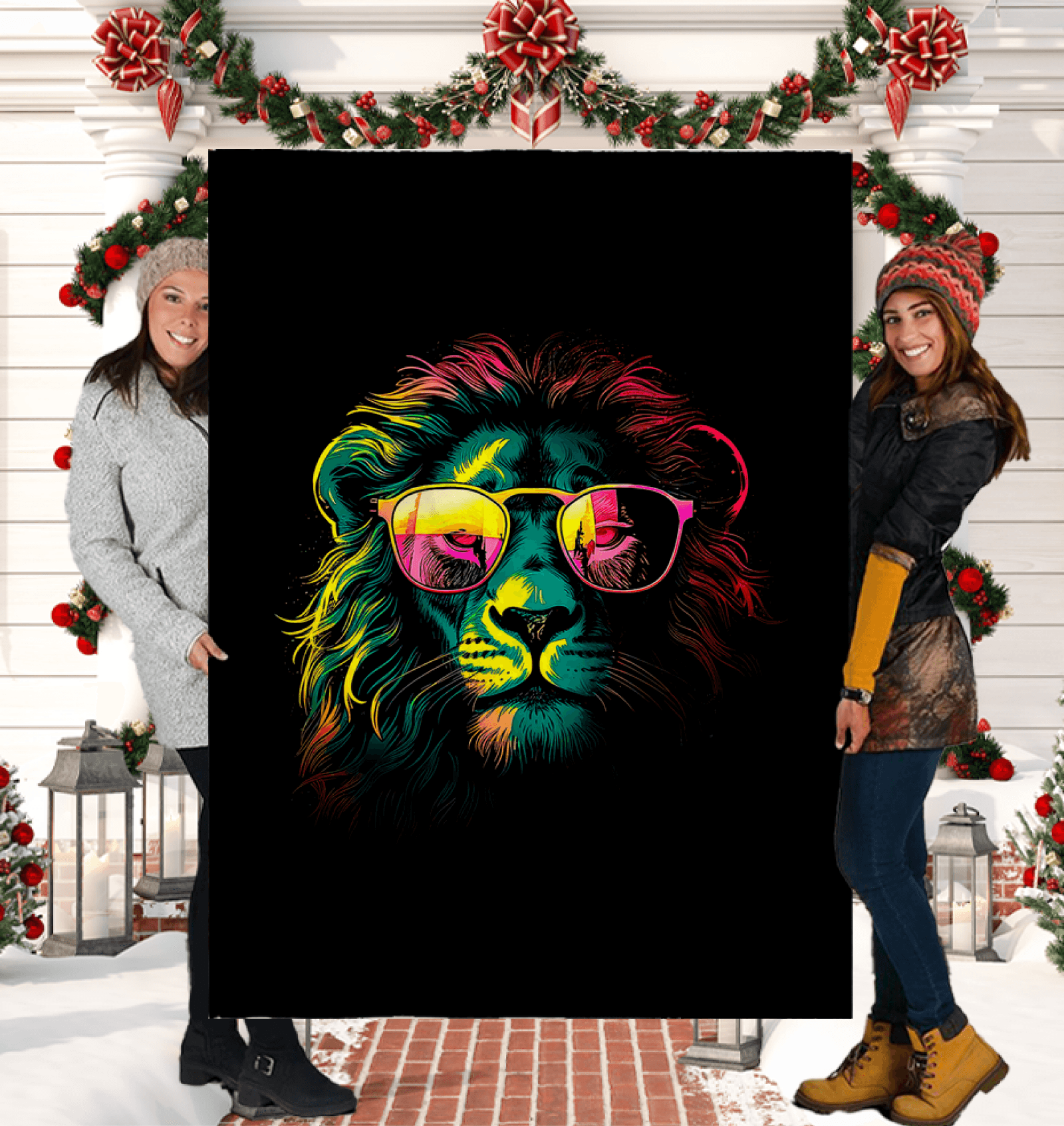 Lion King's Pride Sherpa Blanket - Beyond T-shirts