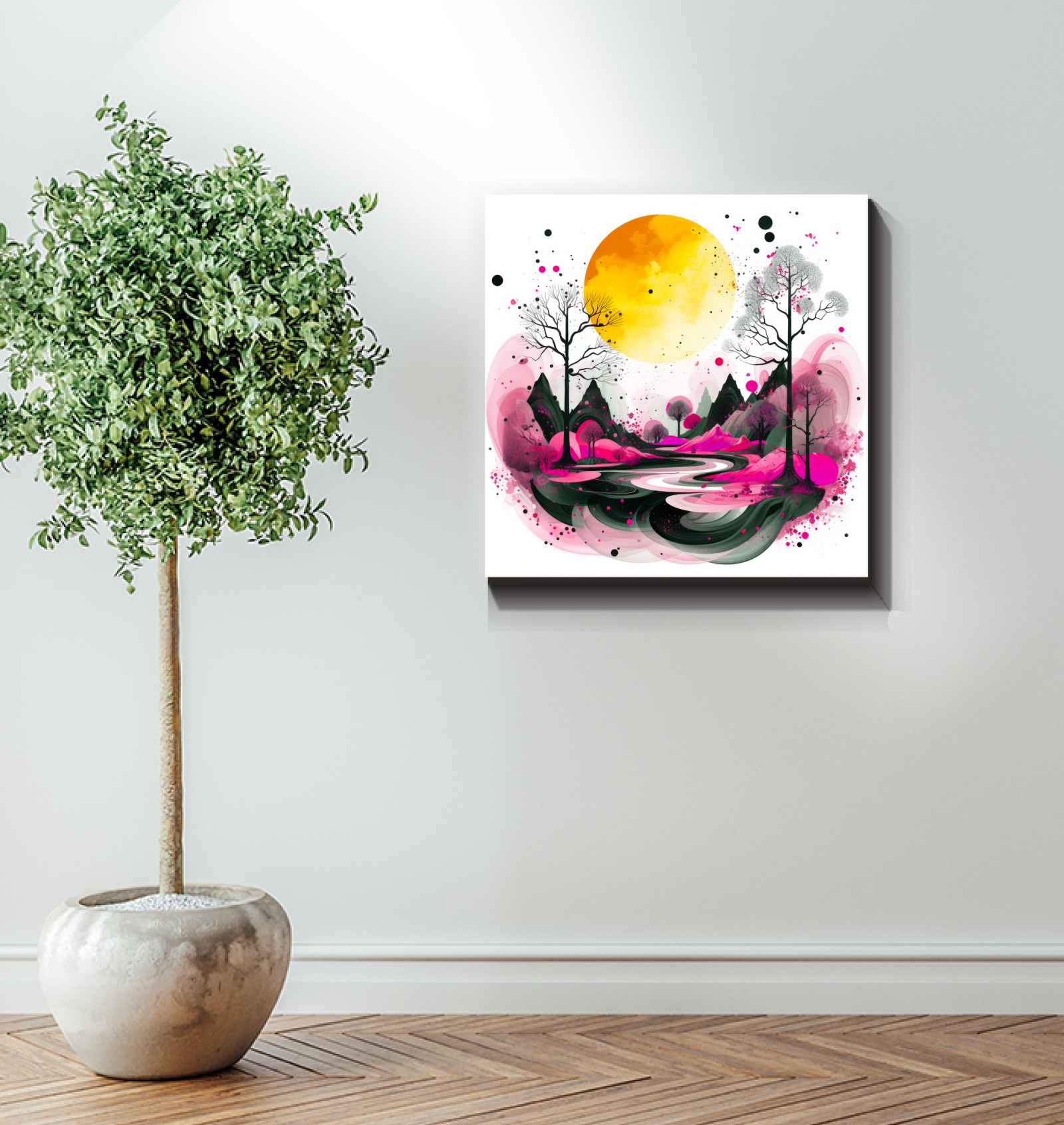 Tranquil Twilight Tranquility Landscape Canvas