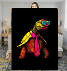 Turtle Seaside Dreams Sherpa Blanket - Beyond T-shirts