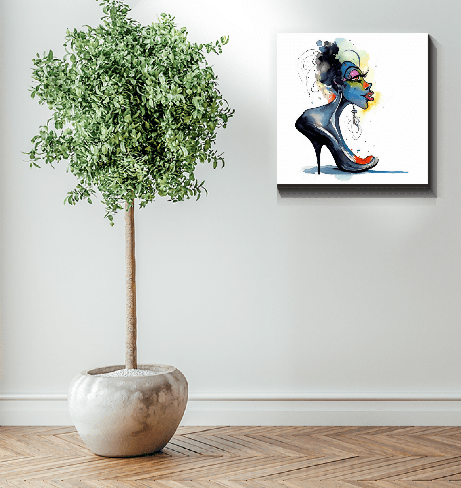 Symphonic Strokes Caricature Canvas - Beyond T-shirts