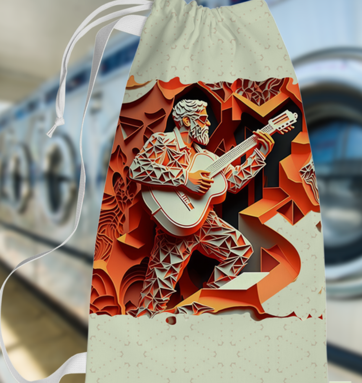 Melodic Motifs Laundry Bag
