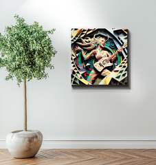 Melody Montage Wrapped Canvas